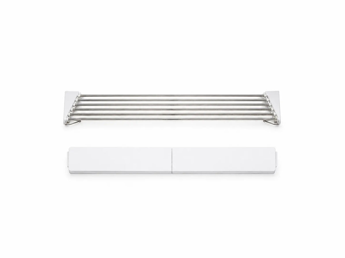 Wall mounted foldable clothes drying rack
