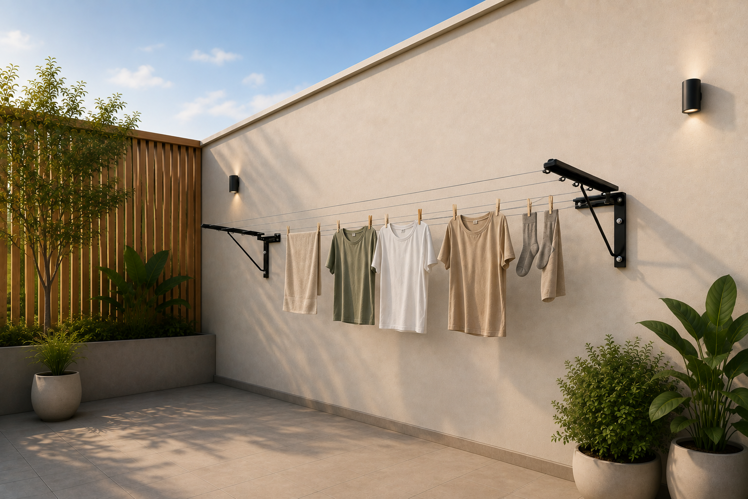 Foldable Wall Mounted Drying Rack