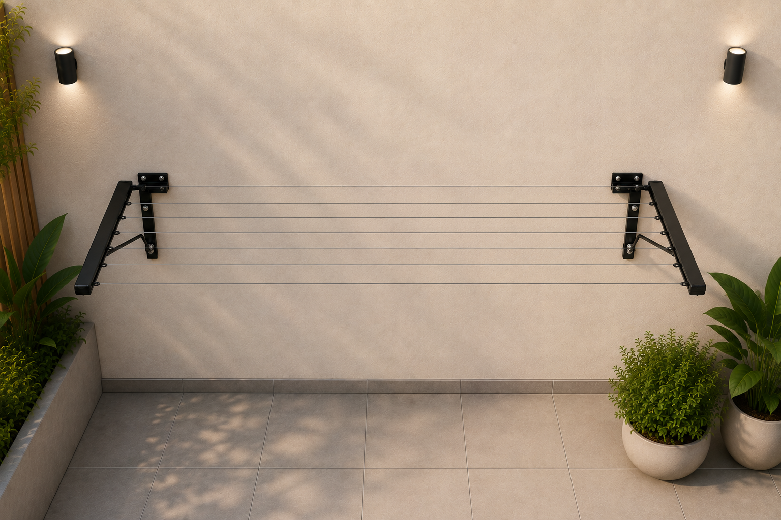 Foldable Wall Mounted Drying Rack