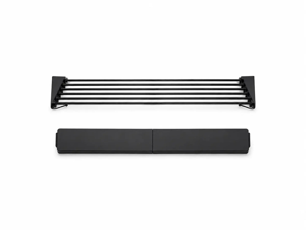 Wall mounted foldable clothes drying rack